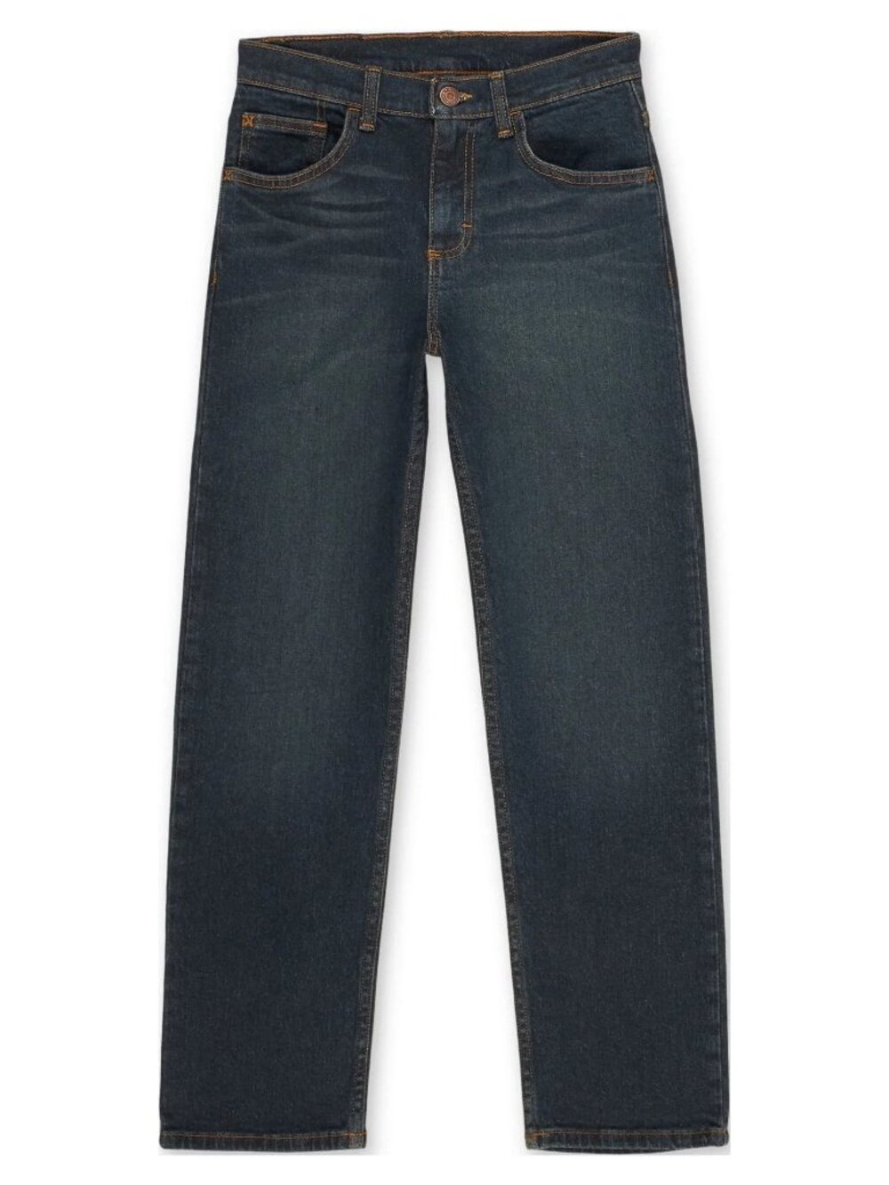 Wrangler® Boys Regular Taper 12 Husky Denim Jeans Adjustable Waistband NWT